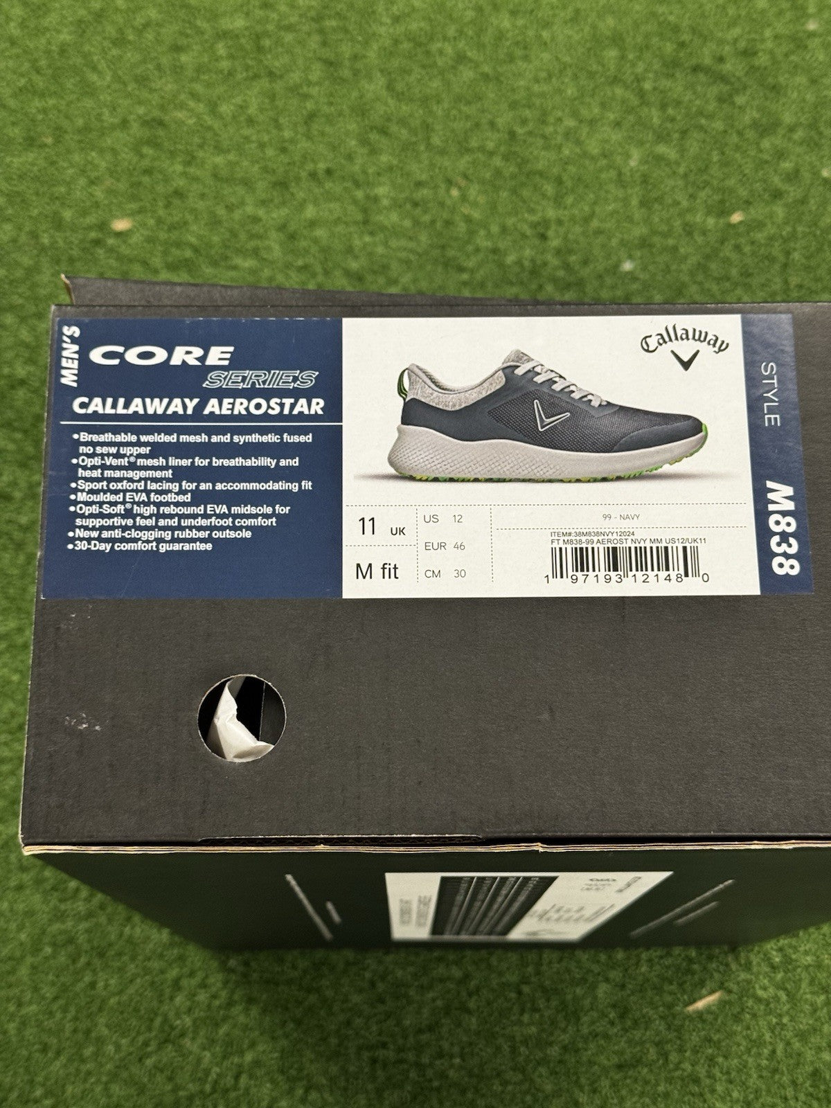 CALLAWAY AEROSTAR MENS GOLF SHOES UK 11 BRAND NEW WITH BOX