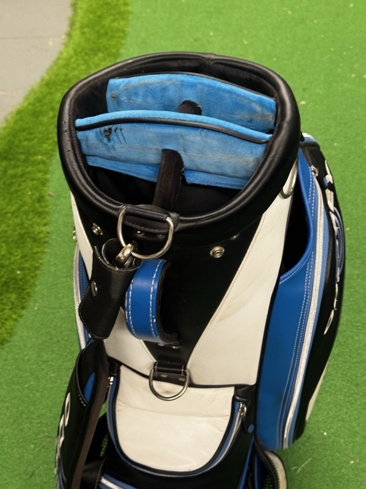 Odyssey Swirl Tour Staff Bag White/Black/Blue