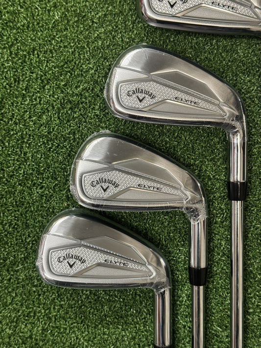Callaway Elyte Iron Set 5-PW Stiff Flex Vector 90 Steel Shafts