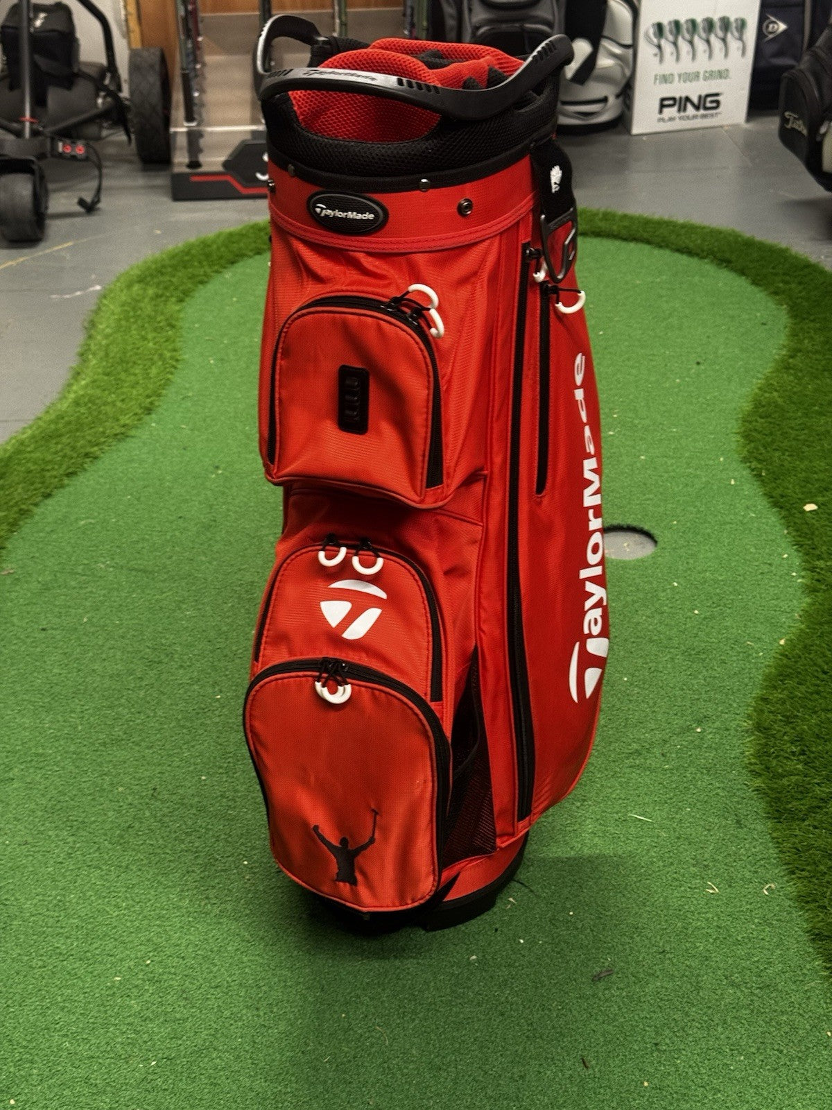 Taylormade Cart Lite Golf Bag 14-Way Divider Red