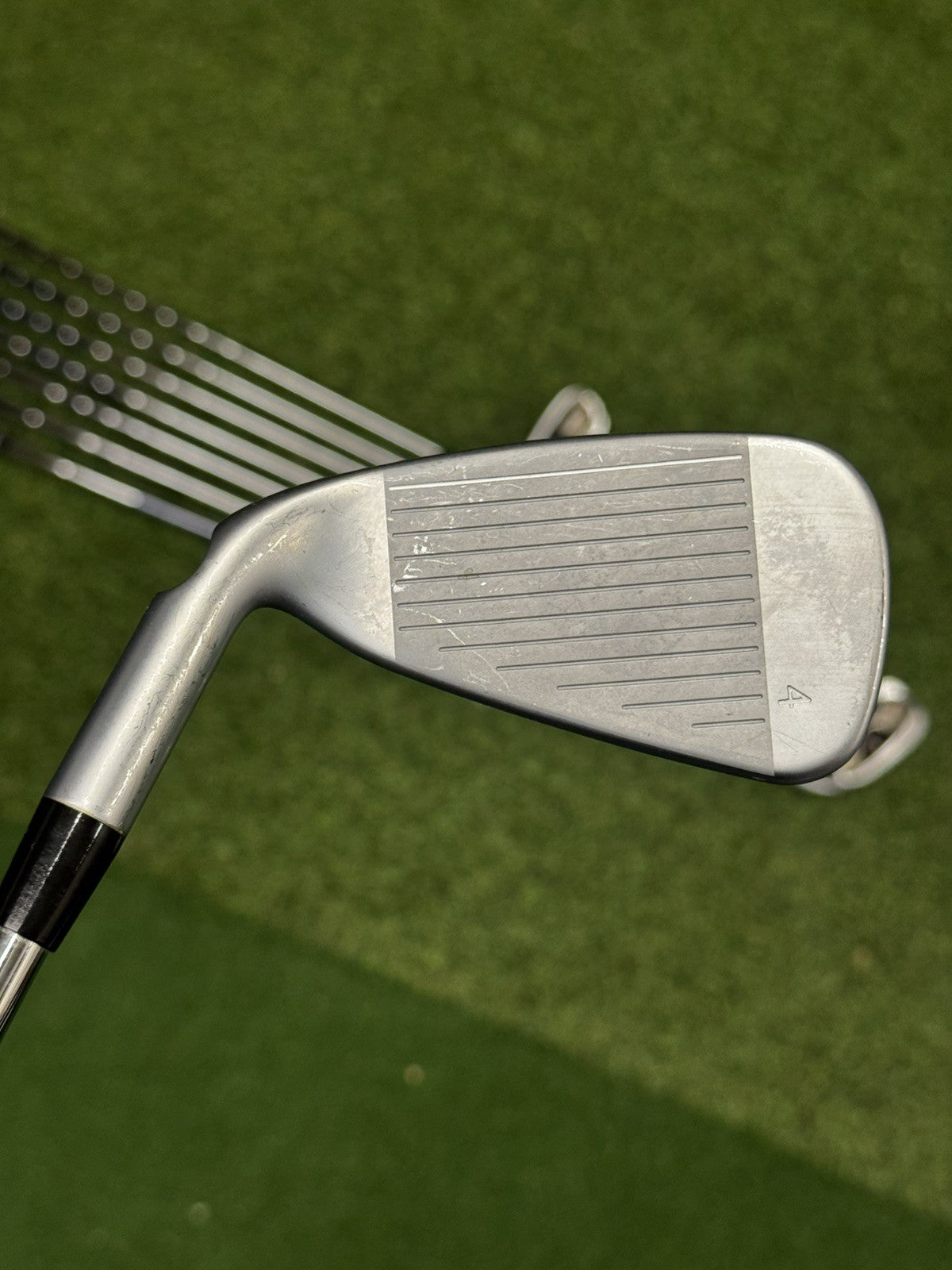 Ping G400 Iron Set 4-UW White Dot Stiff Flex Ping AWT 2.0 Shafts +0.5 Inch