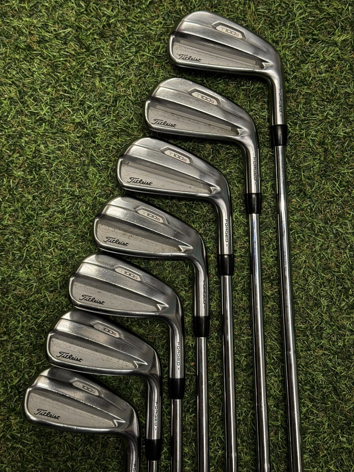Titleist T100s 2021 Iron Set 5-GW Dynamic Gold X100 Shafts