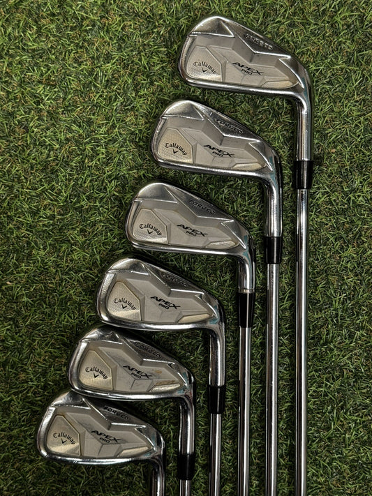 Callaway Apex Pro 19 Forged Iron Set 5-PW Elevate Regular Flex Steel Shafts