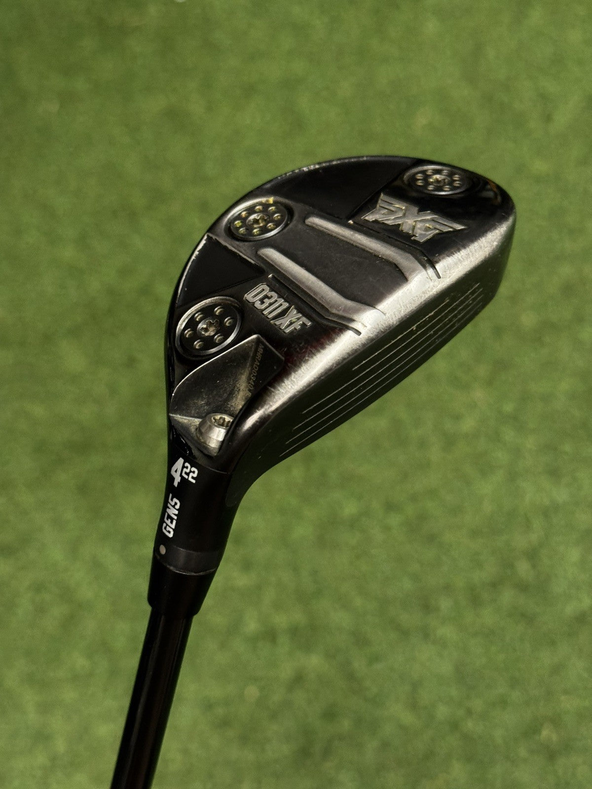 PXG 0311 XF Gen5 4 Hybrid 22 Degree Regular Flex Tensei AV Blue Shaft