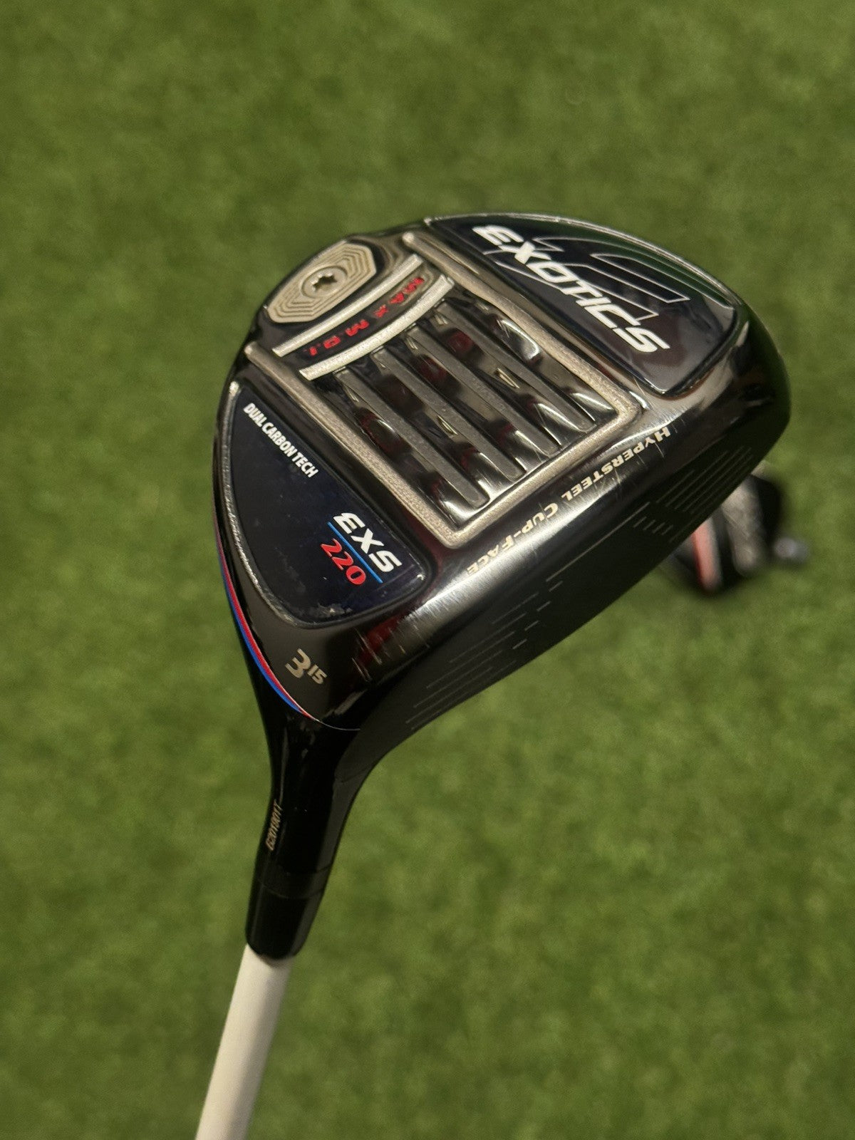 Tour Edge Exotics EXS 220 15˚ 3 Wood Regular Flex 