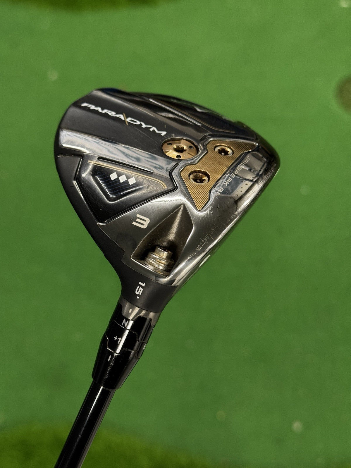 Callaway Paradym Triple Diamond 3 Wood 15° Kali Stiff Shaft