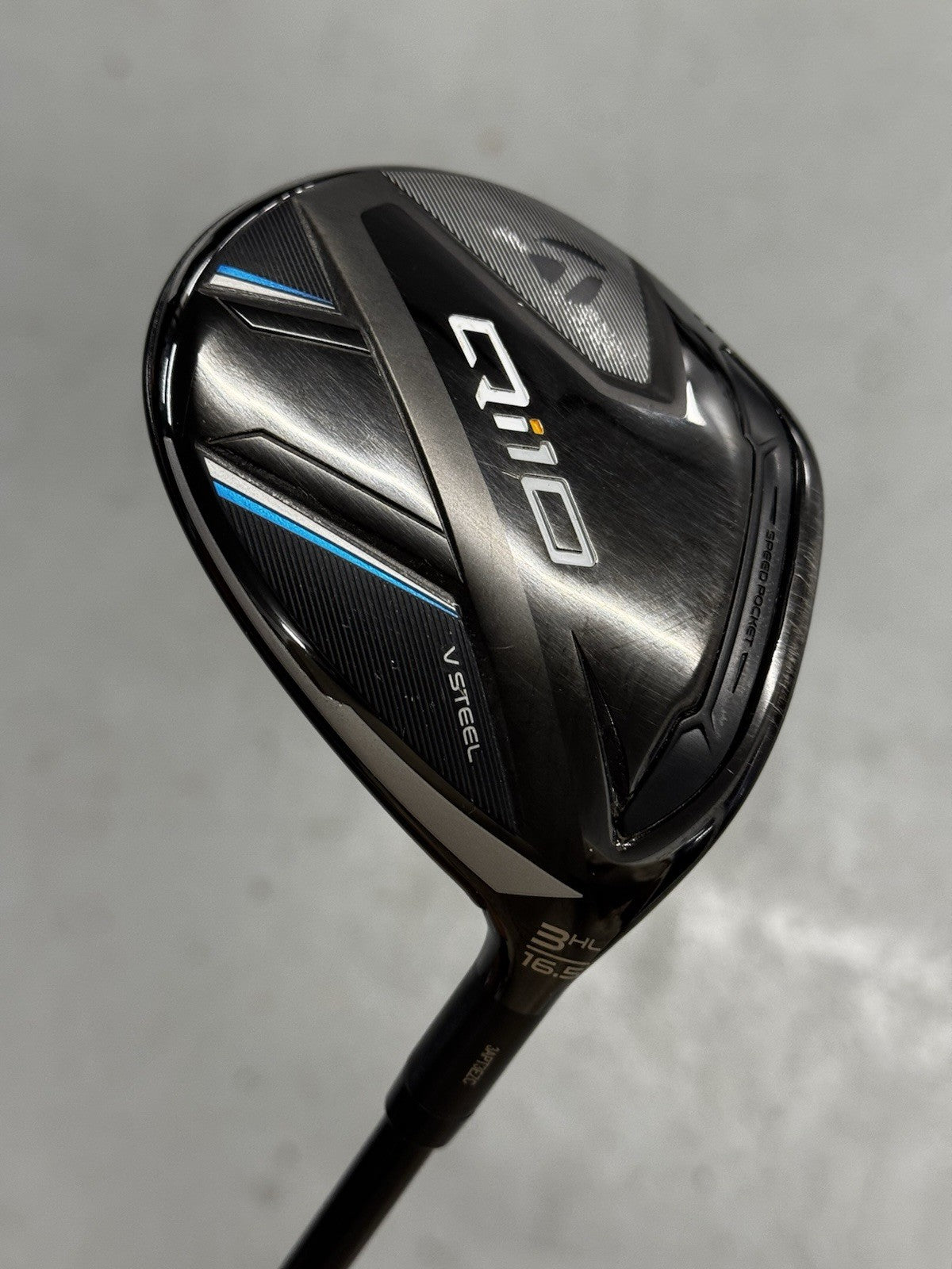 Taylormade Qi10 #3 Wood 16.5 Degree Stiff Flex Ventus TR Shaft