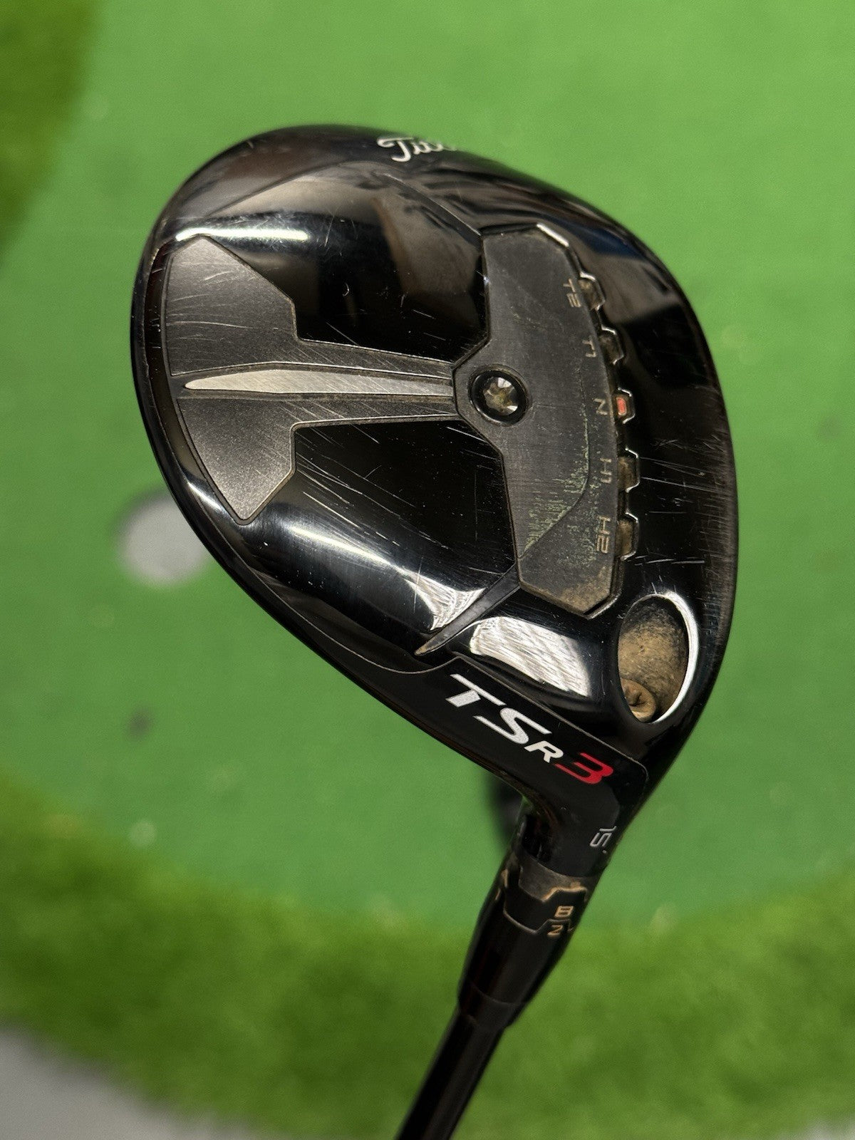 Titleist TSR3 3 Wood 15 Degree Stiff Flex HZRDUS 6.0 Shaft