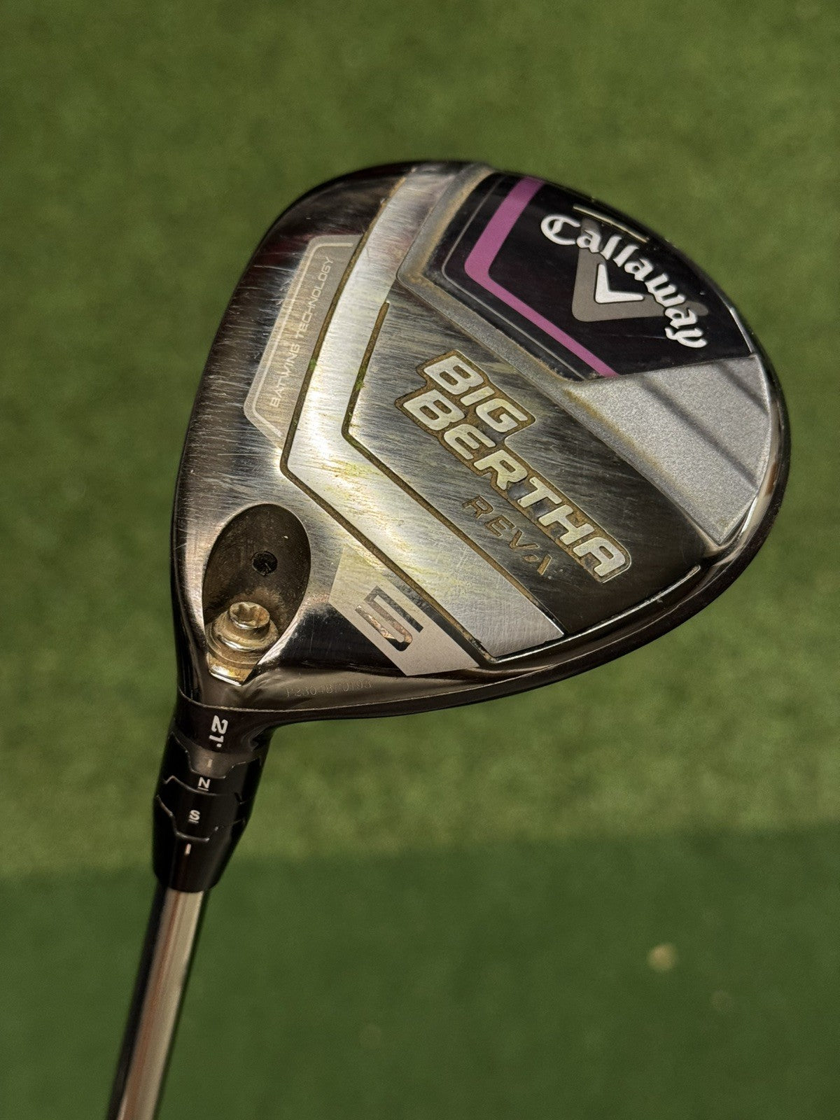 Callaway Left Hand Big Bertha Reva 2023 5 Wood 21 Degree Ladies Flex
