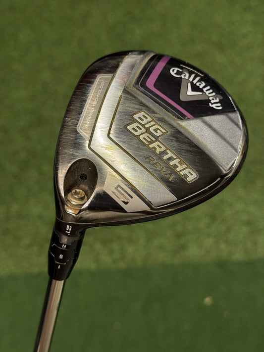 Callaway Left Hand Big Bertha Reva 2023 5 Wood 21 Degree Ladies Flex