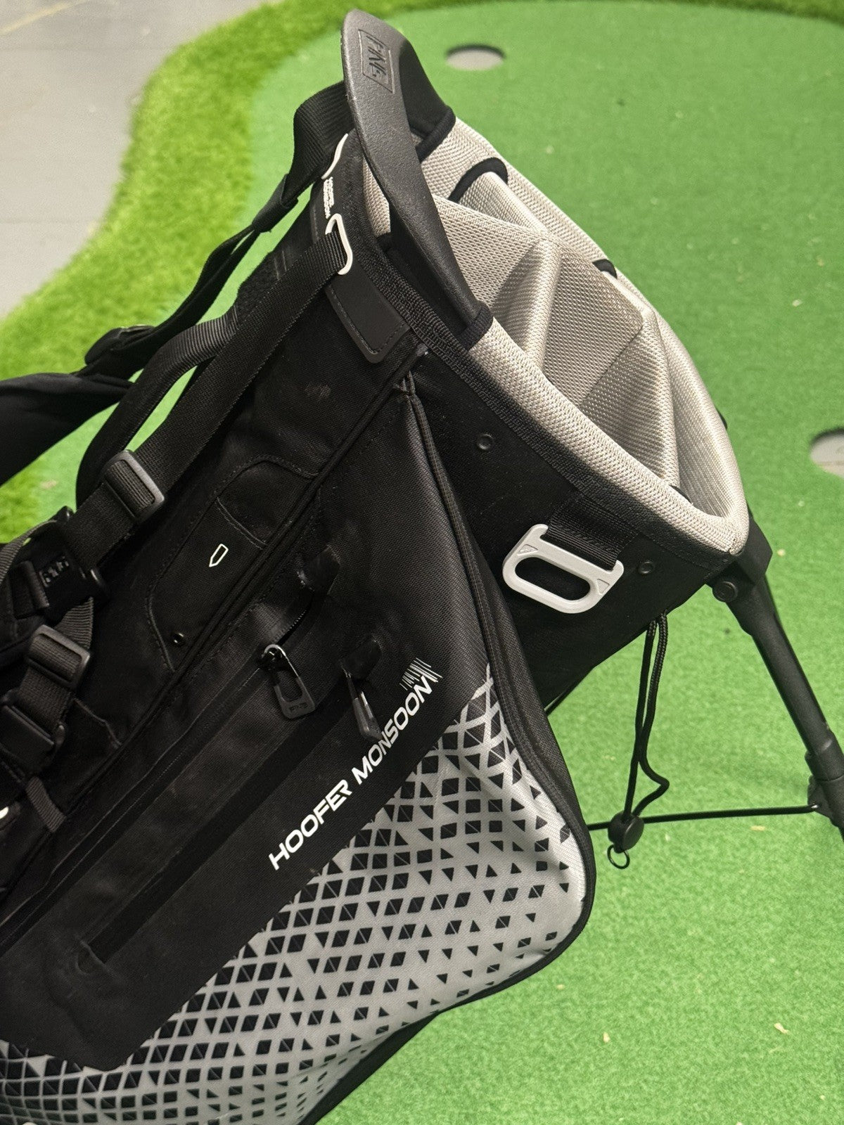 Ping Hoofer Monsoon Waterproof Stand Bag Black/Grey