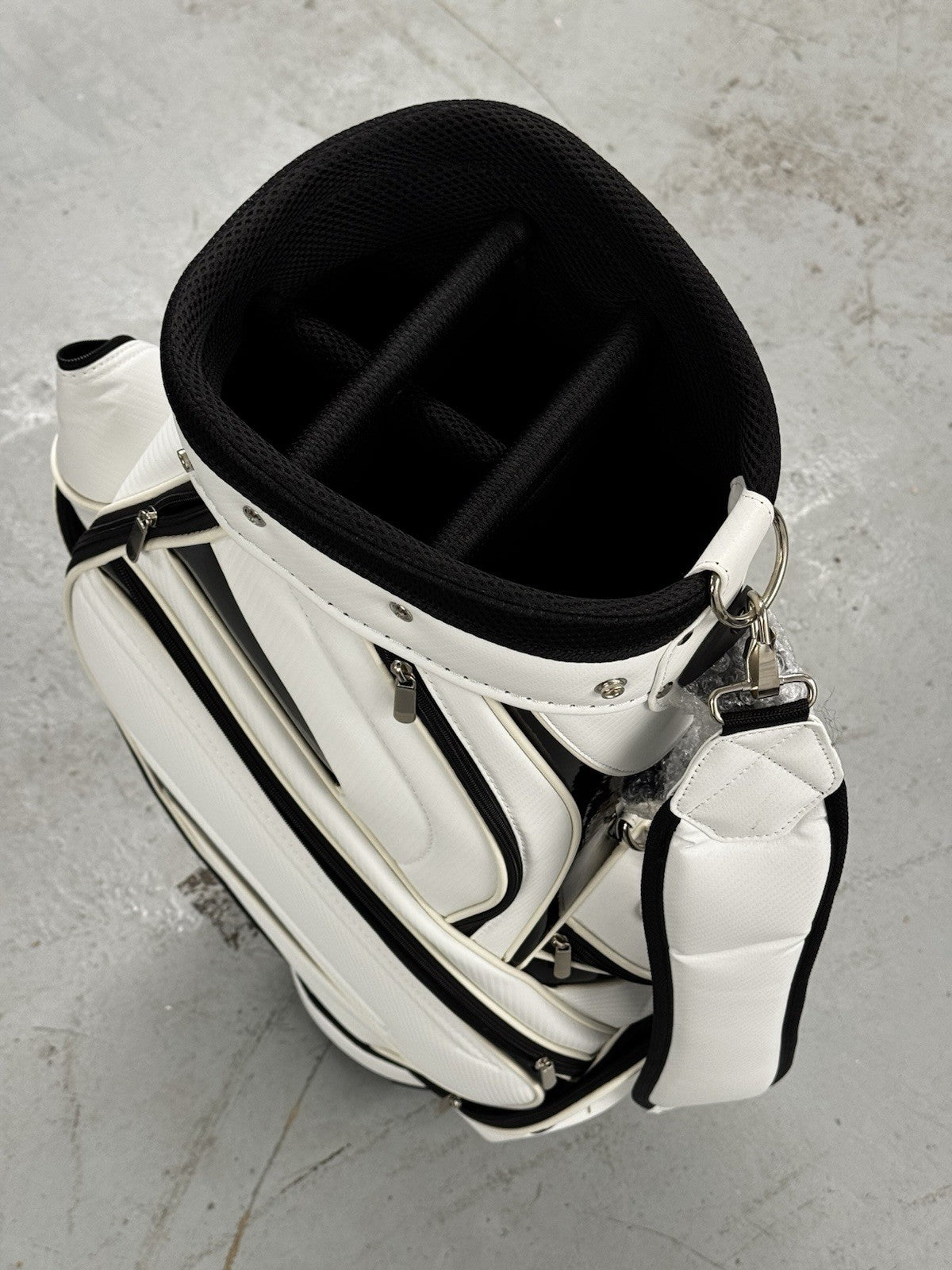 Generic White Golf Cart Bag *NEW*