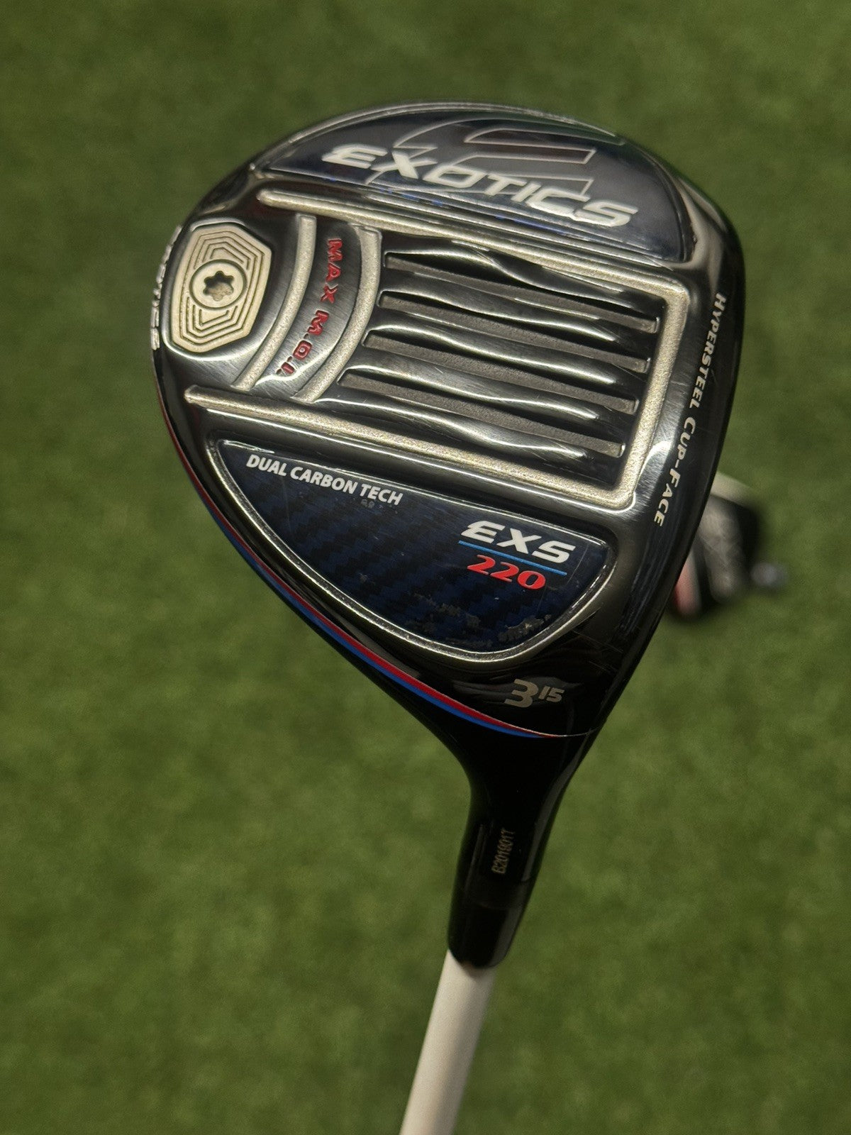 Tour Edge Exotics EXS 220 15˚ 3 Wood Regular Flex 