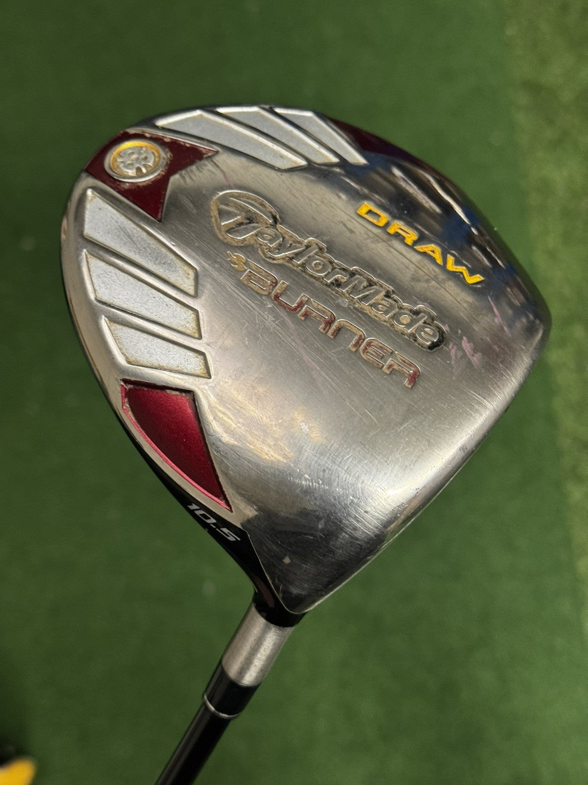 Taylormade Burner Draw Driver 10.5 Degree Regular Flex Reax 50 Shaft