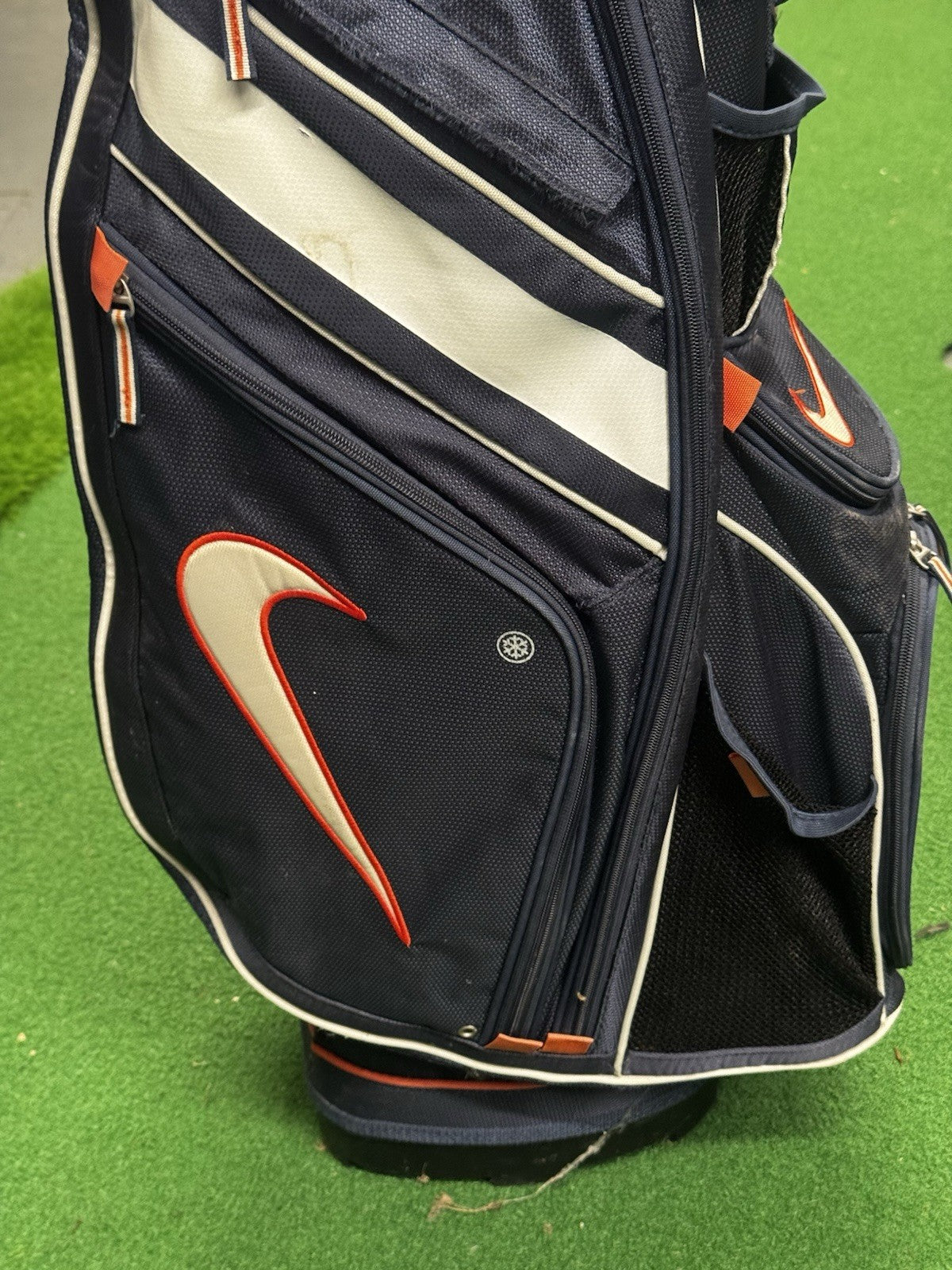 Nike Golf Cart Bag Navy 14 Way Divider