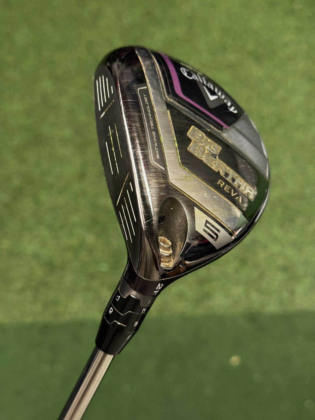 Callaway Left Hand Big Bertha Reva 2023 5 Wood 21 Degree Ladies Flex