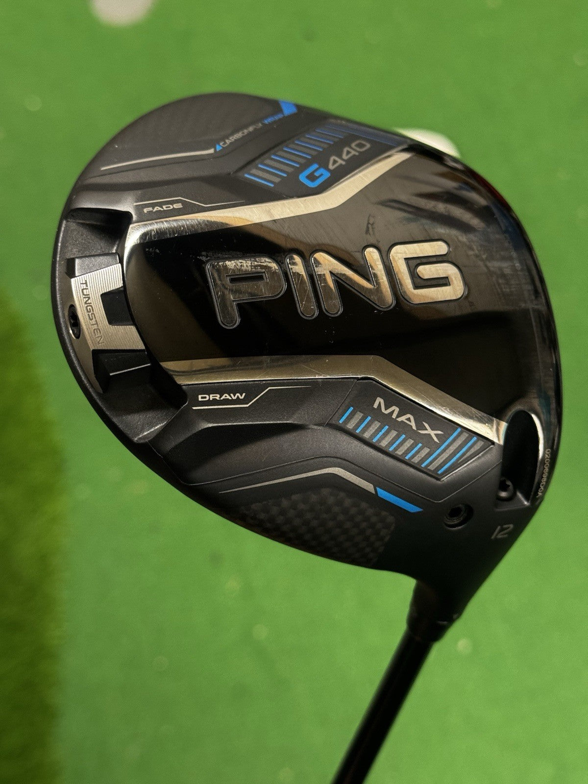 Ping G440 Max Driver 12 Degree X Stiff Flex Tour Spec Kali Mini Driver Shaft