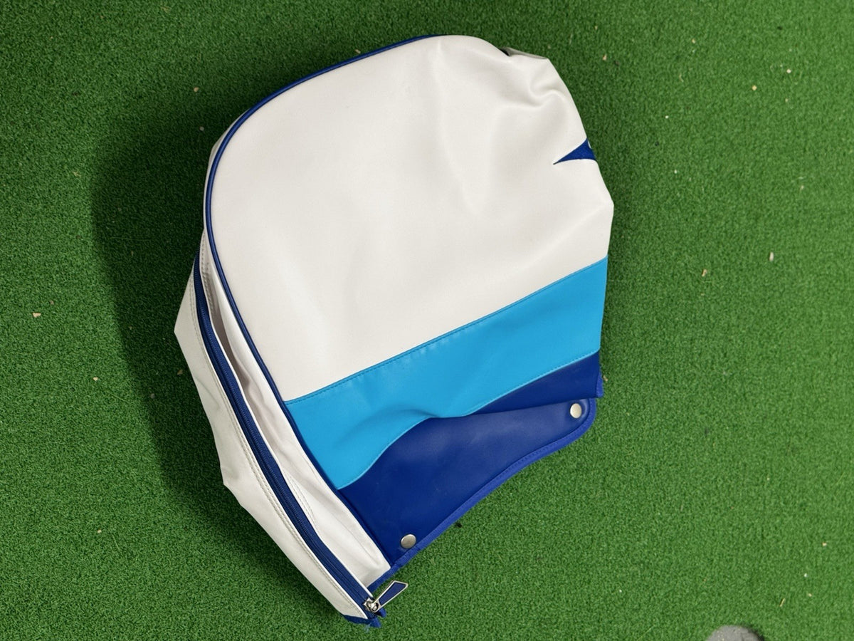 Mizuno Golf Cart Bag 6 Way White/Blue