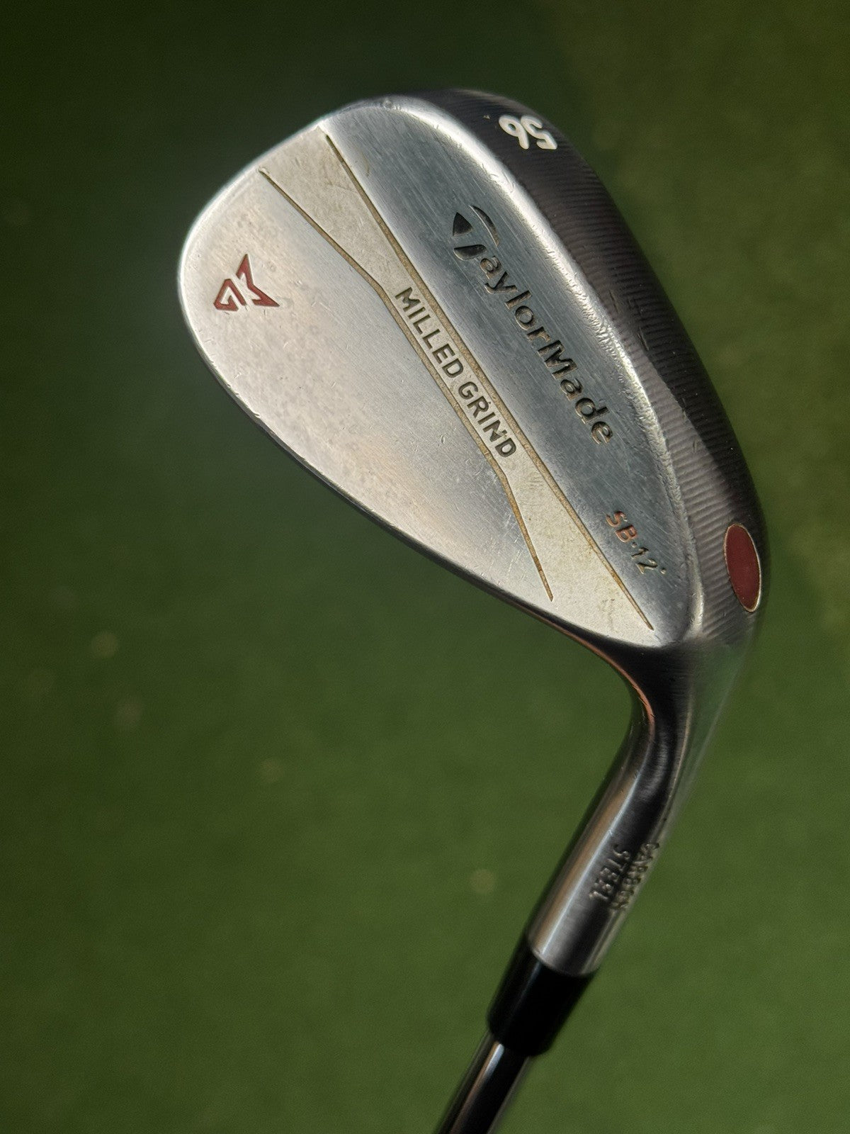 TaylorMade Milled Grind SB 56 Degree Sand Wedge Steel Shaft