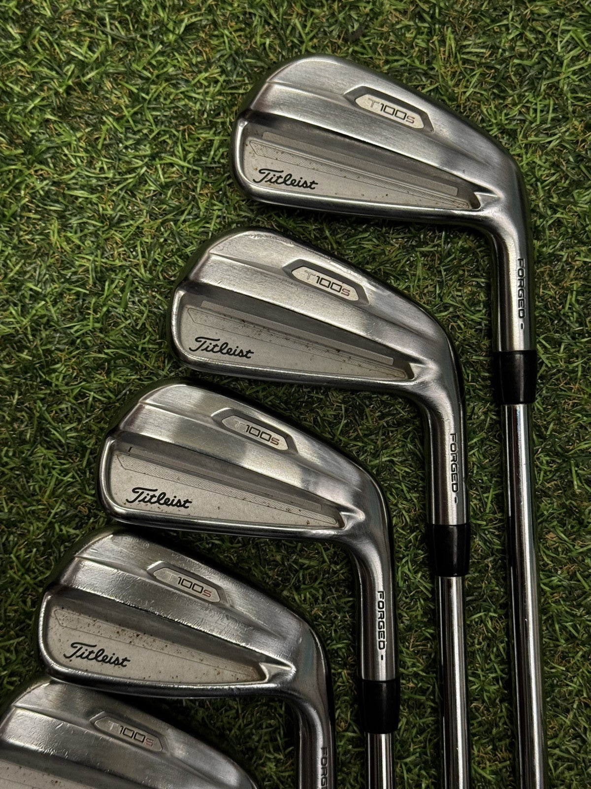 Titleist T100s 2021 Iron Set 5-GW Dynamic Gold X100 Shafts
