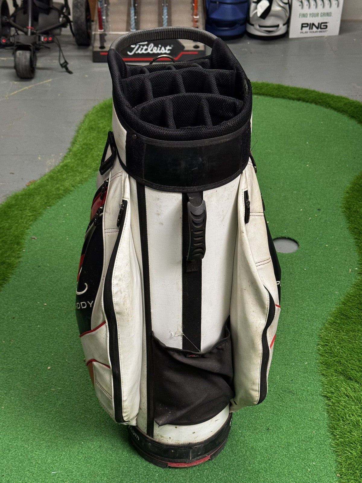 Powakaddy Golf White Cart Bag 