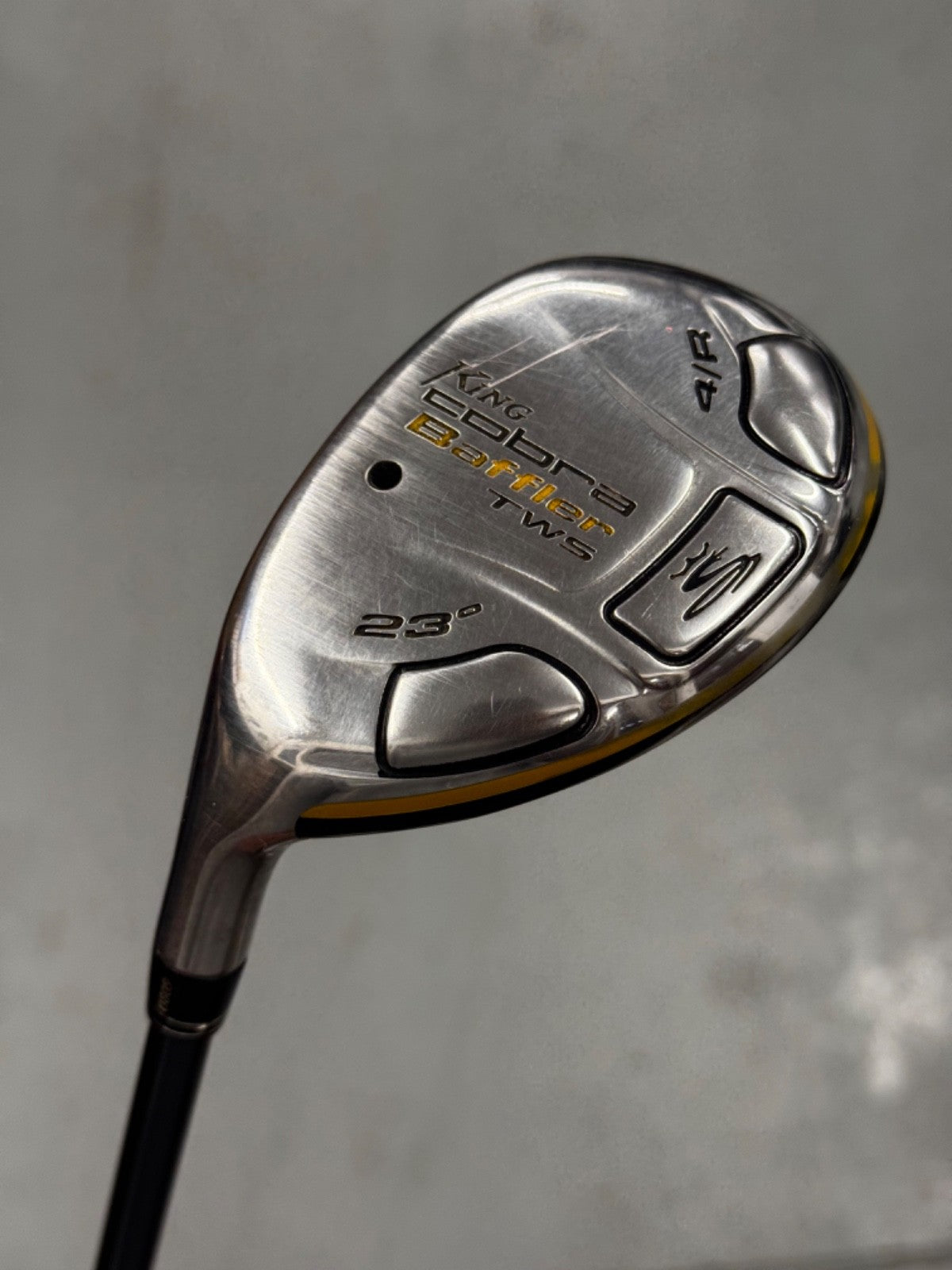 Left Hand Cobra King Baffler DWS 4 Hybrid 23 Degree Regular Flex Shaft *used*