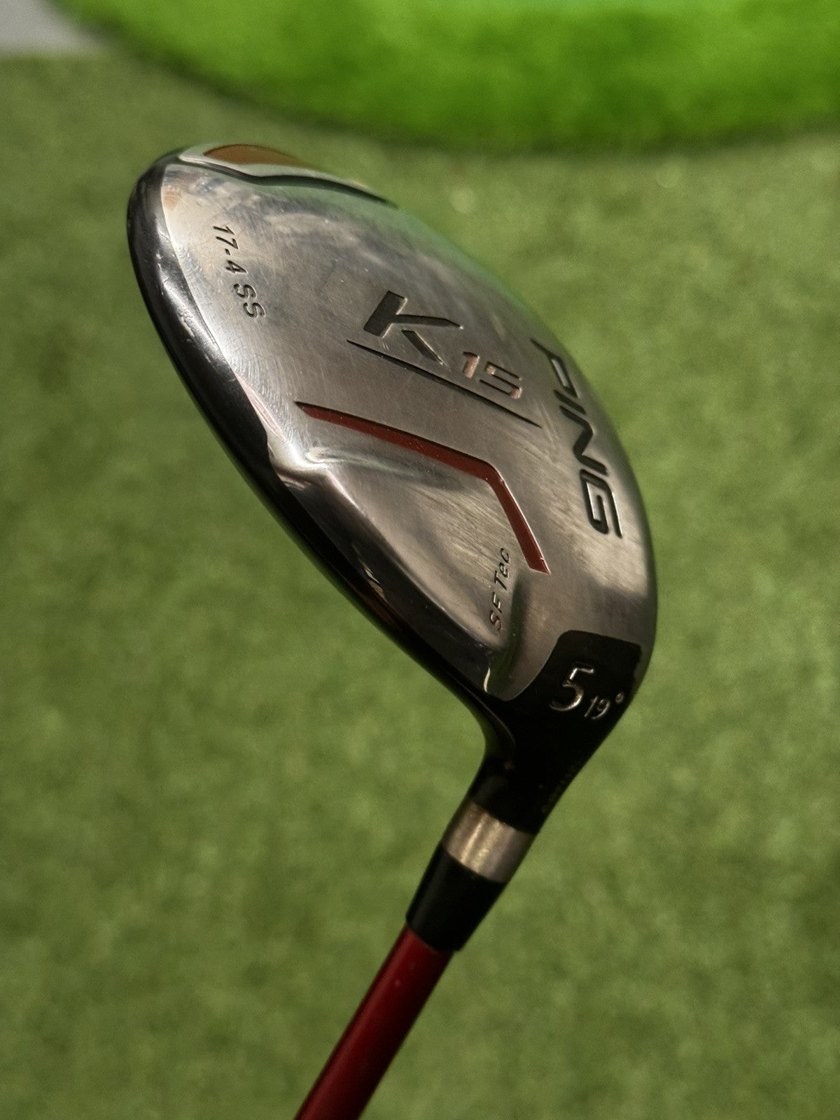 Ping K15 SF Tec #5 Wood 19 Degree Regular Flex Ping TFC 149 Shaft