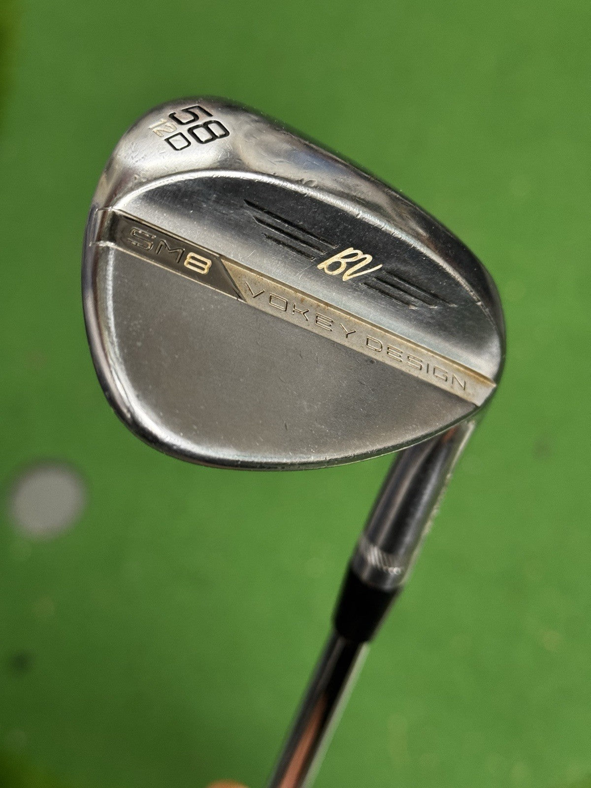 Titleist Vokey SM8 Lob Wedge 58 Degree 12D Wedge Flex Titleist Vokey SM8 Shaft