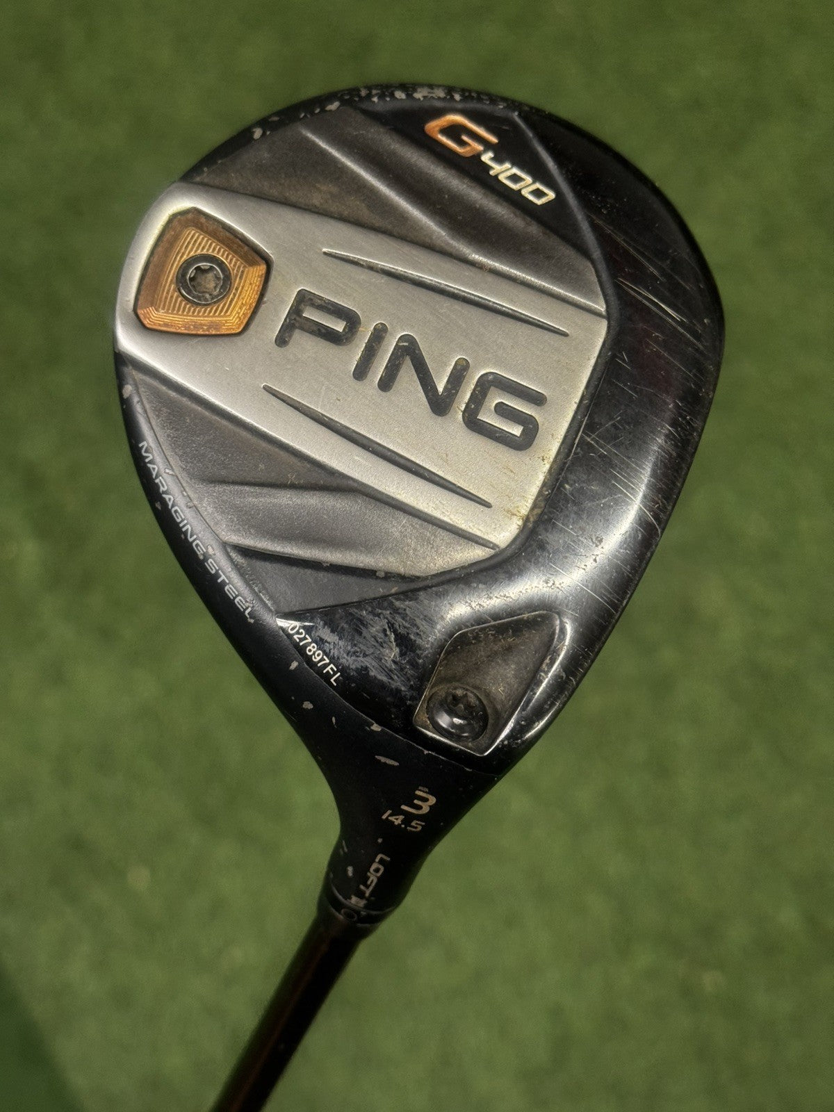 Ping G400 3 Wood 14.5 Degree Regular Flex Ping Alta CB 65 Shaft