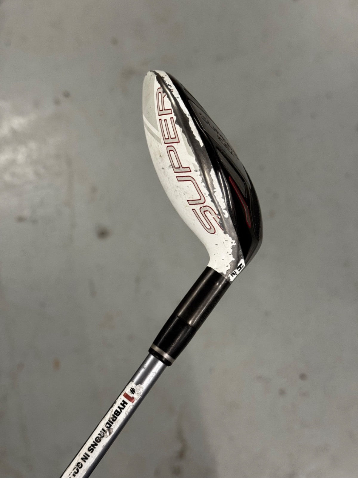 Adams Idea Super S #4 Hybrid 22 Degree Stiff Flex Shaft *used*