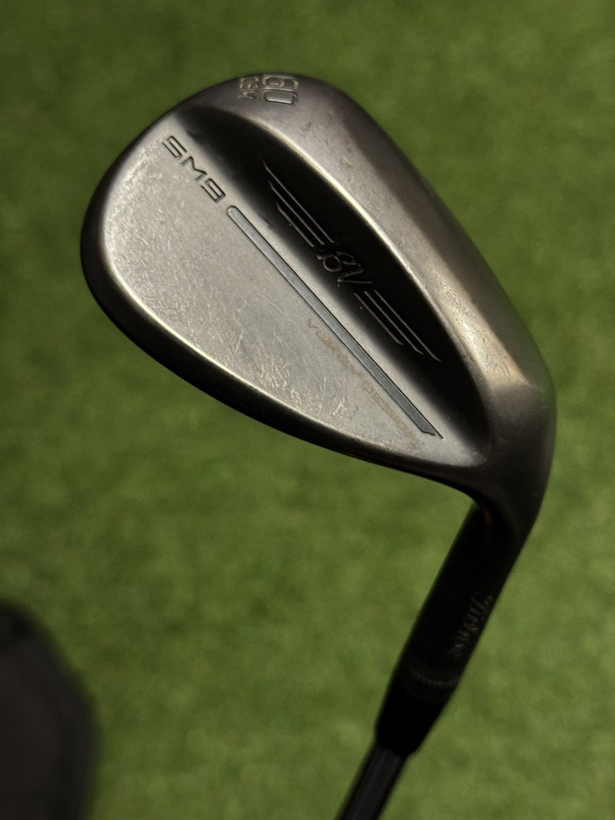 Titleist Vokey SM9 Jet Black Lob Wedge 60 Degree Wedge Flex Shaft