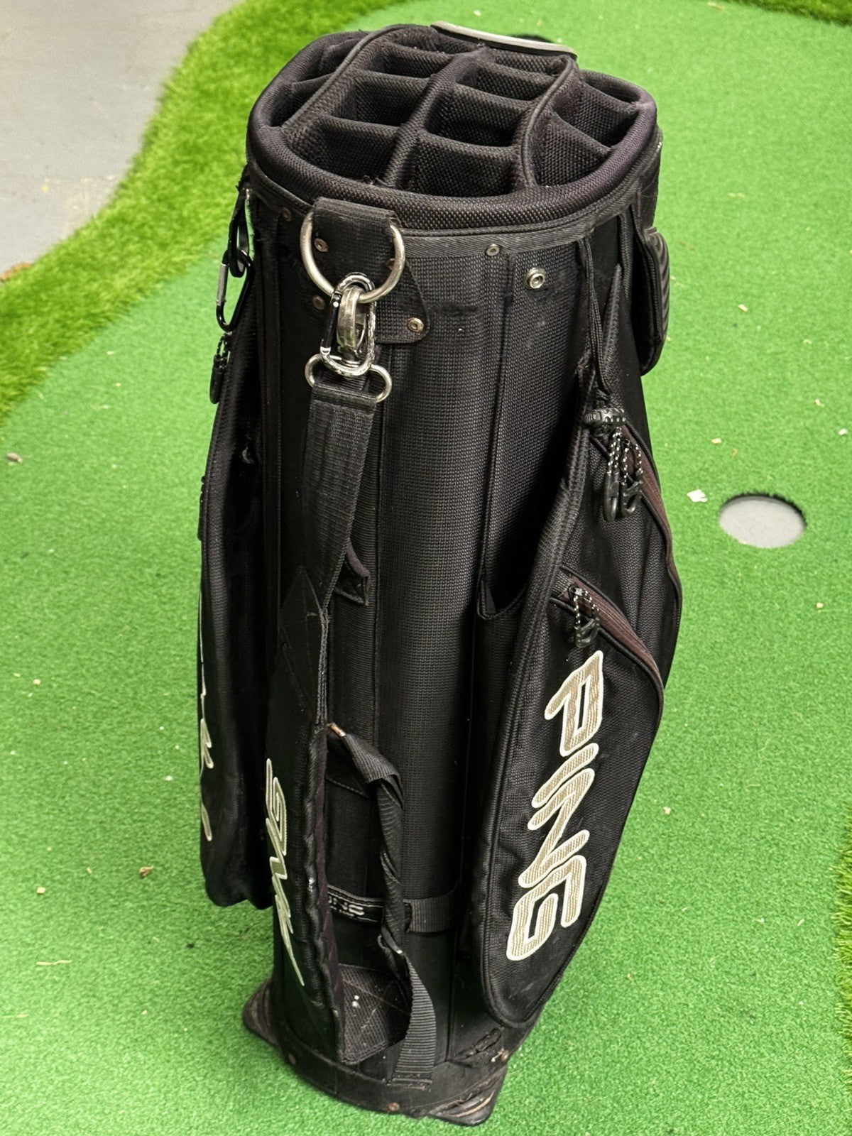 Ping Golf Black Cart Bag 14 Way 
