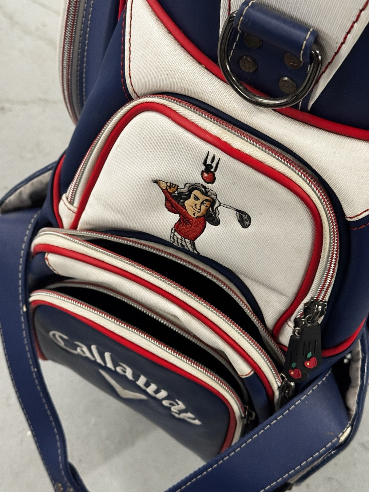 Callaway BIG BERTHA 14 Blue/Red Tour Staff Golf Bag