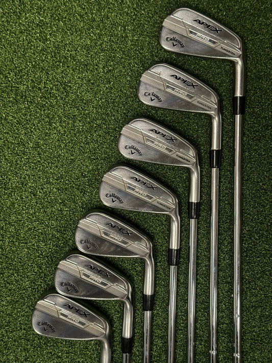 Callaway Apex Pro 21 Iron Set 4-PW Stiff Flex Elevate 115 Shafts