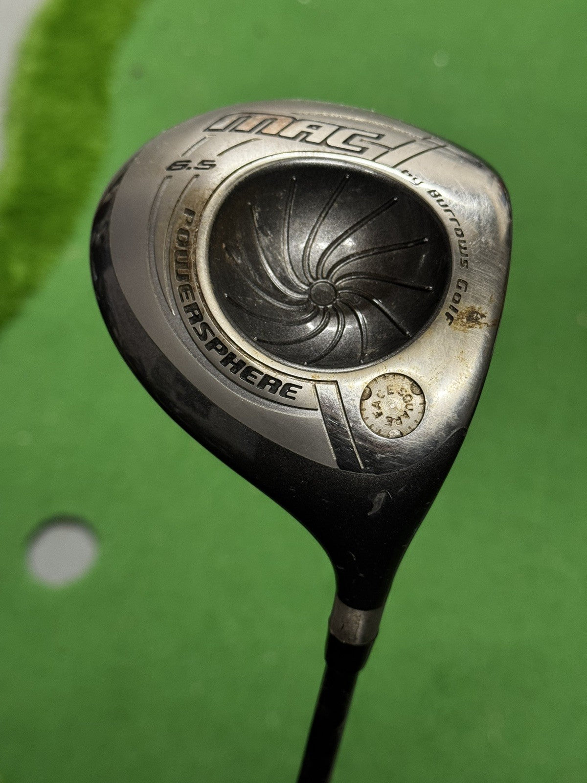Burrows Golf Mac Powersphere Driver 6.5 Degree 46.5" Graphite Stiff Shaft