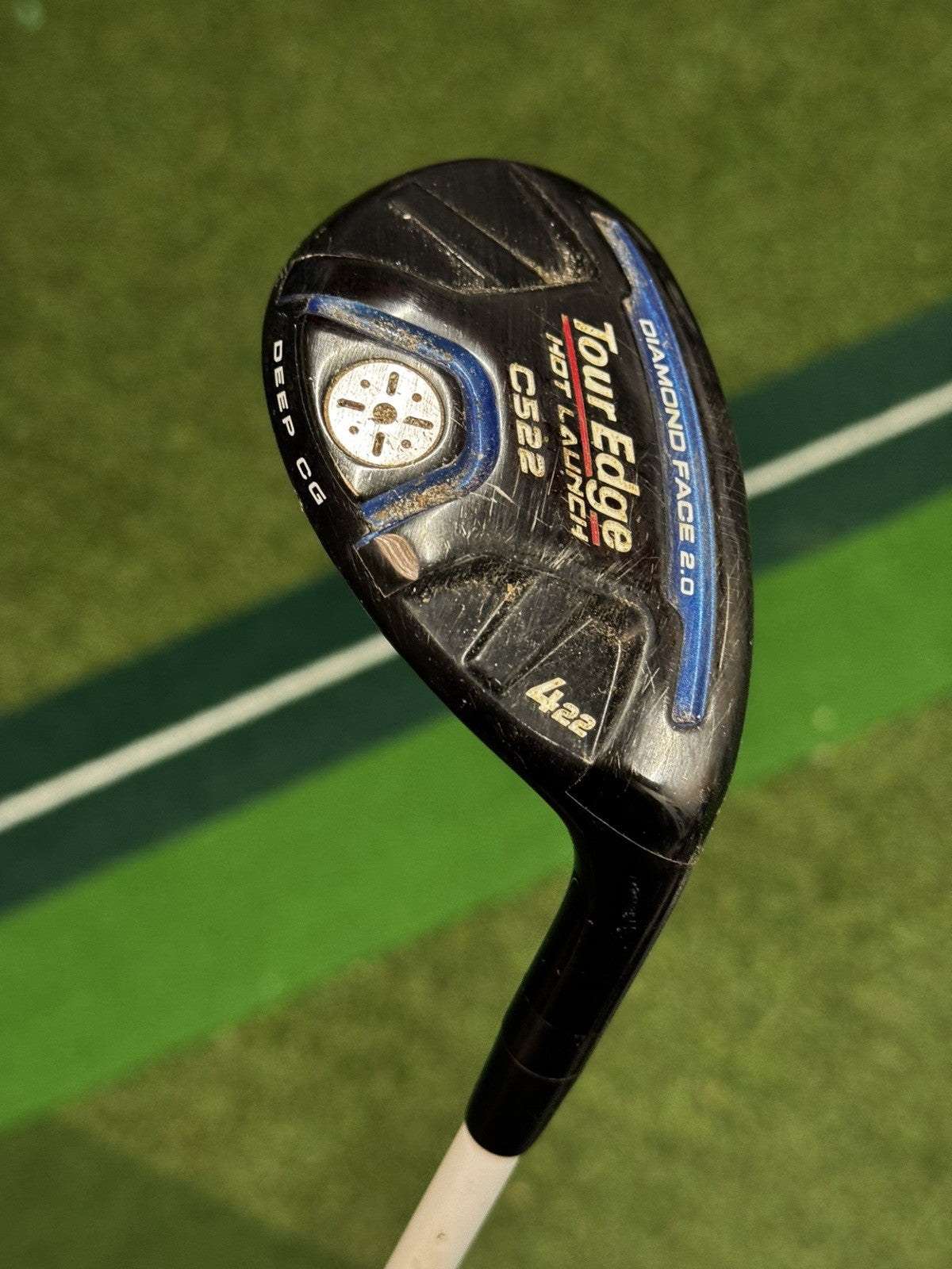 Tour Edge C522 4 Hybrid 22 Degree Regular Flex Fubuki HL Series 55 Shaft