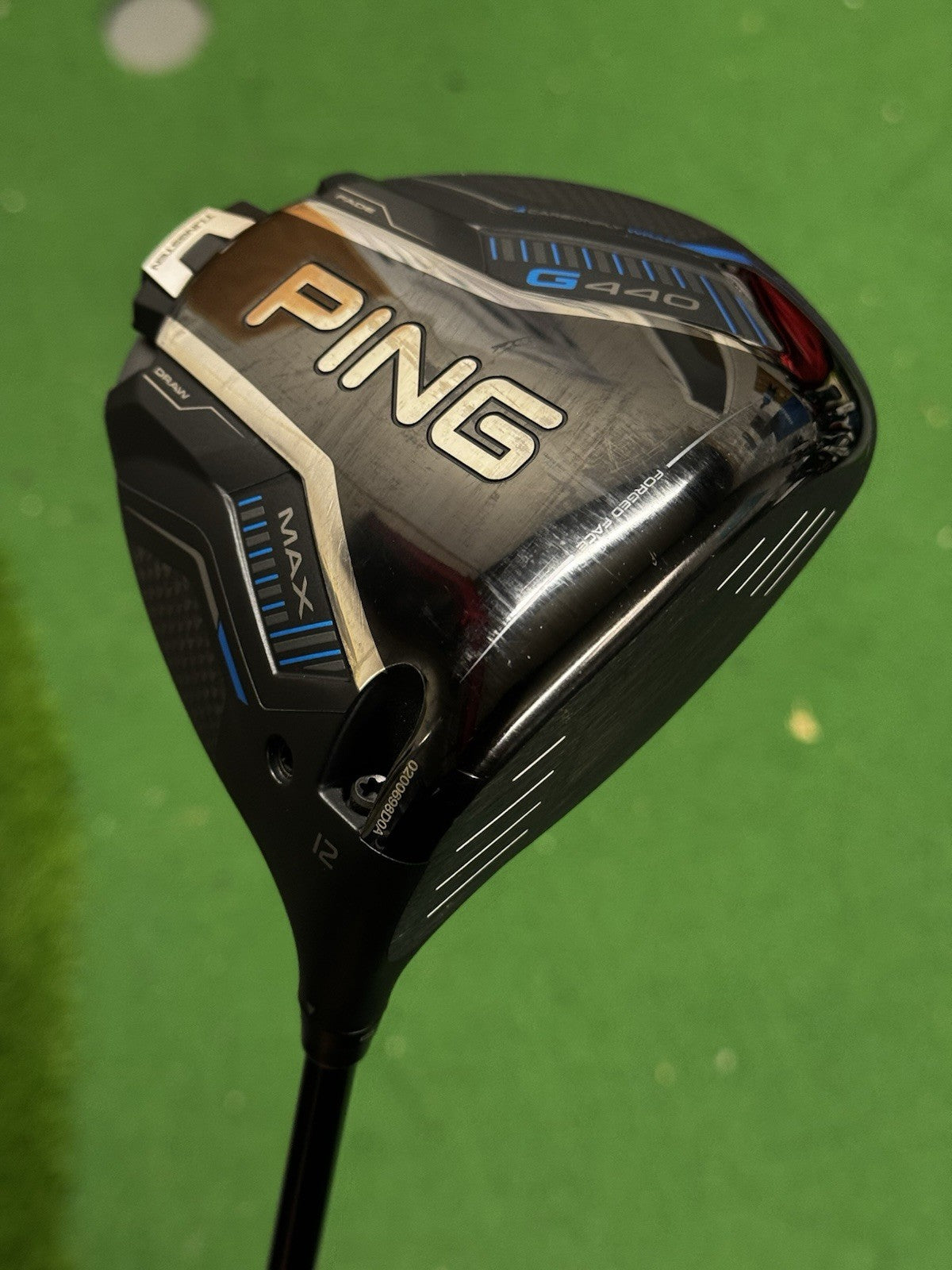 Ping G440 Max Driver 12 Degree X Stiff Flex Tour Spec Kali Mini Driver Shaft