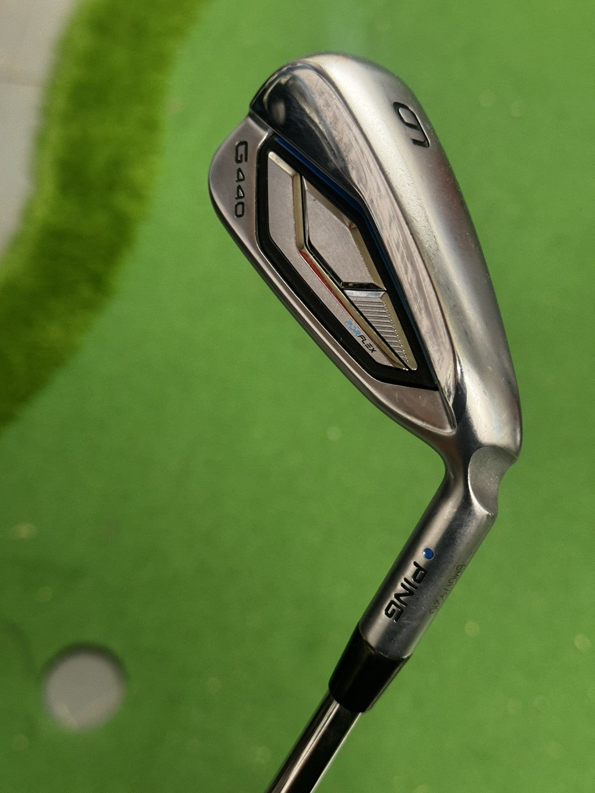 Ping G440 Iron Set 6-PW+UW Blue Dot Stiff Flex AWT 3.0 Shafts