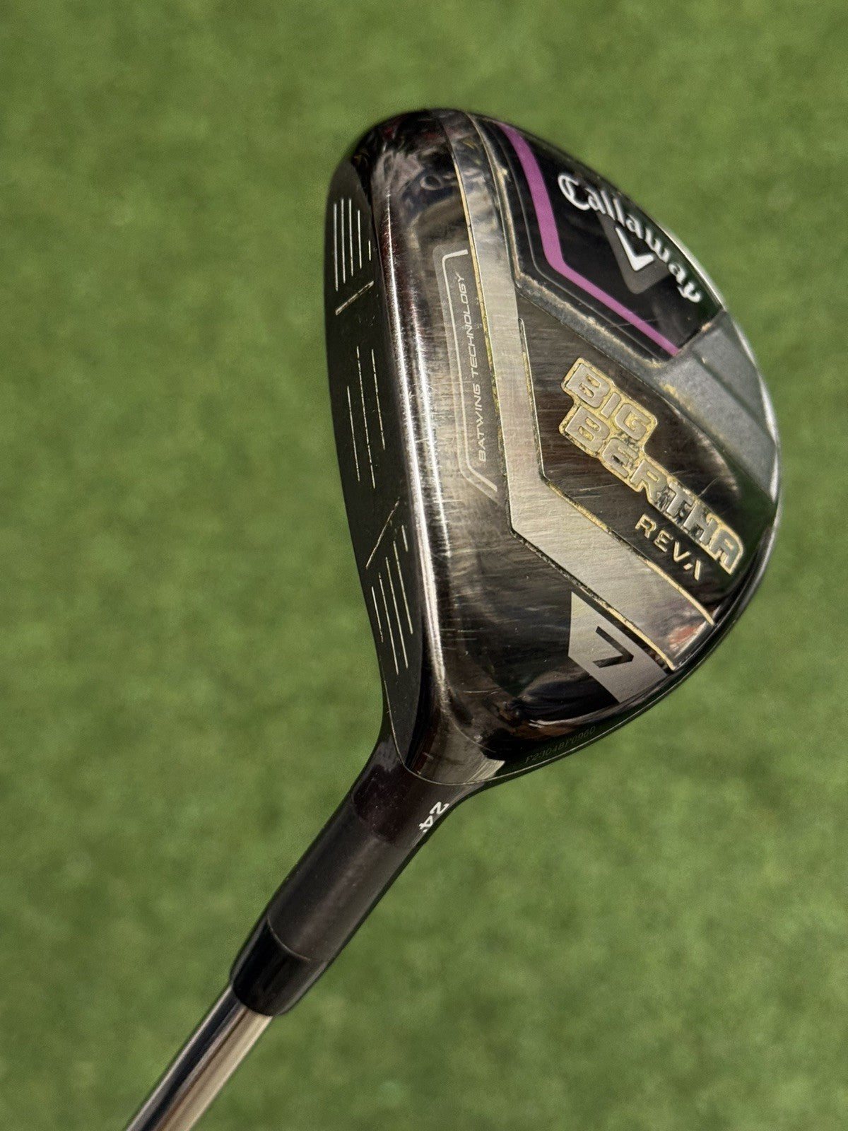 Callaway Left Hand Big Bertha Reva 2023 7 Wood 21 Degree Ladies Flex