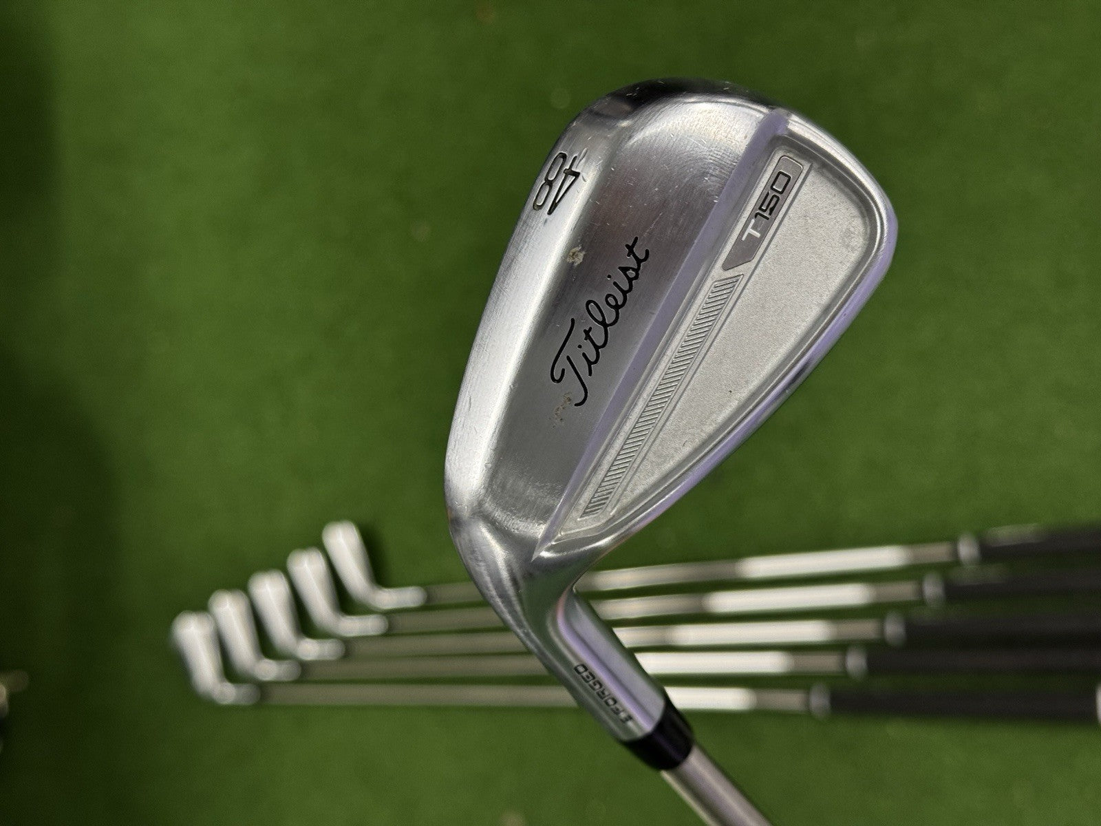 Titleist Left Hand T150 Iron Set 6-Gw Regular SteelFiber Shafts -1 Inch