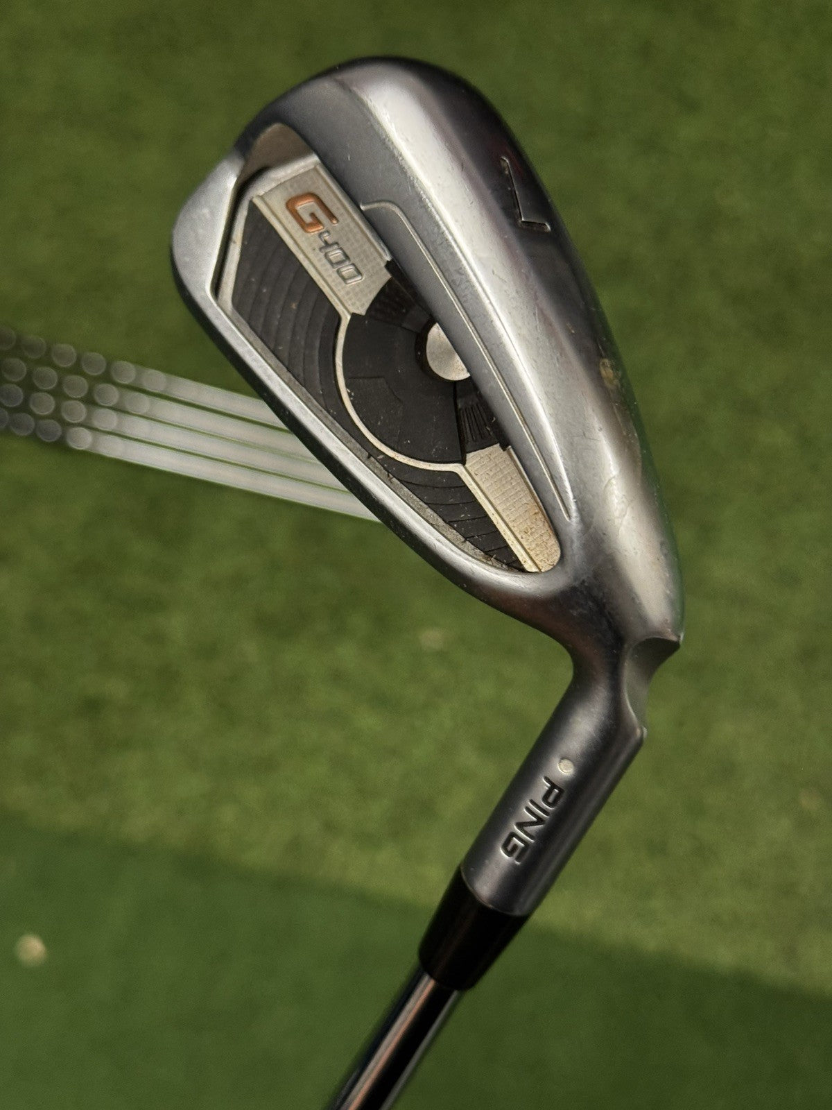 Ping G400 Iron Set 4-UW White Dot Stiff Flex Ping AWT 2.0 Shafts +0.5 Inch