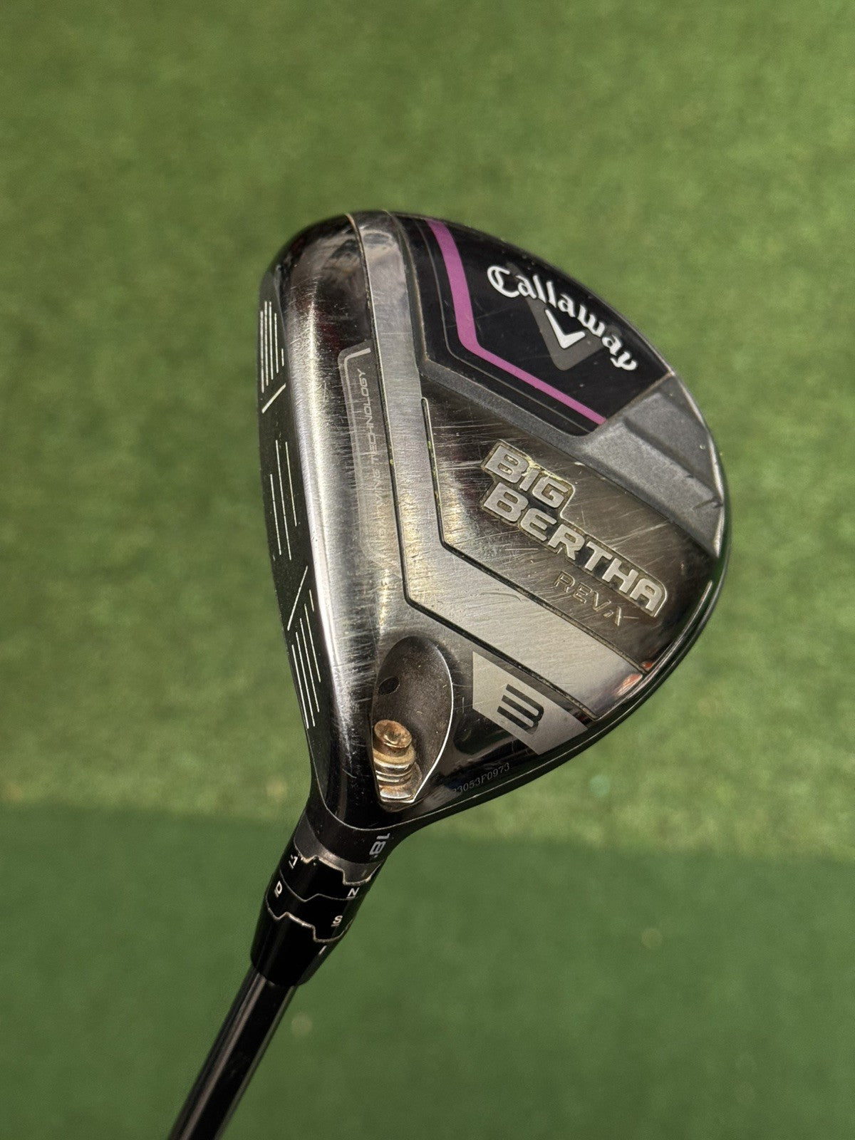 Callaway Left Hand Big Bertha Reva 2023 3 Wood 18 Degree Ladies Flex