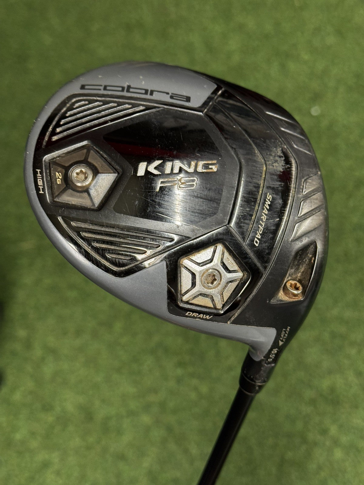 Cobra King F8 Driver 10.5 Degree Adjustable Loft Stiff Flex Shaft