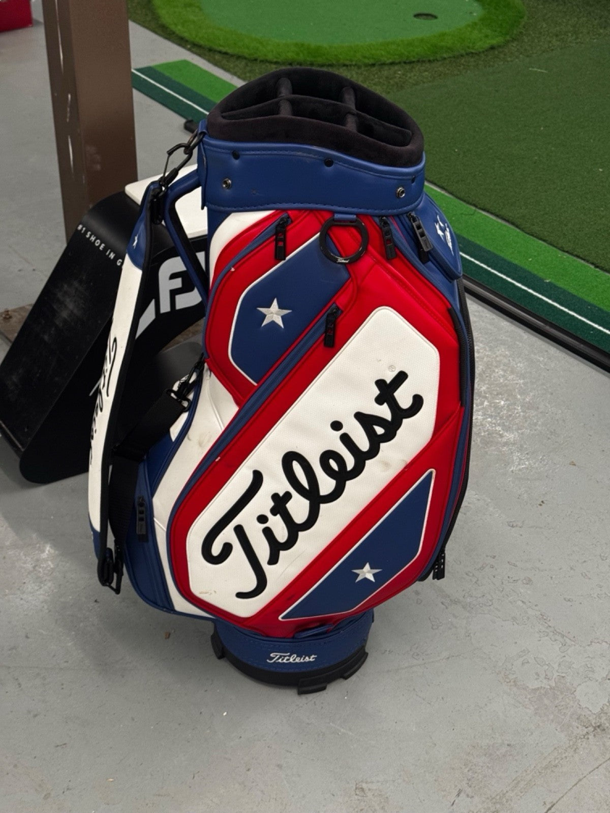 Titleist US Open Golf Tour Bag White/Blue/Red