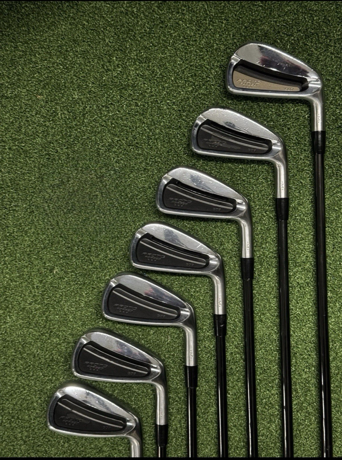 Proto Golf Forged C03/C07 Iron Set 4-PW KBS $-Taper Black Steel Shafts