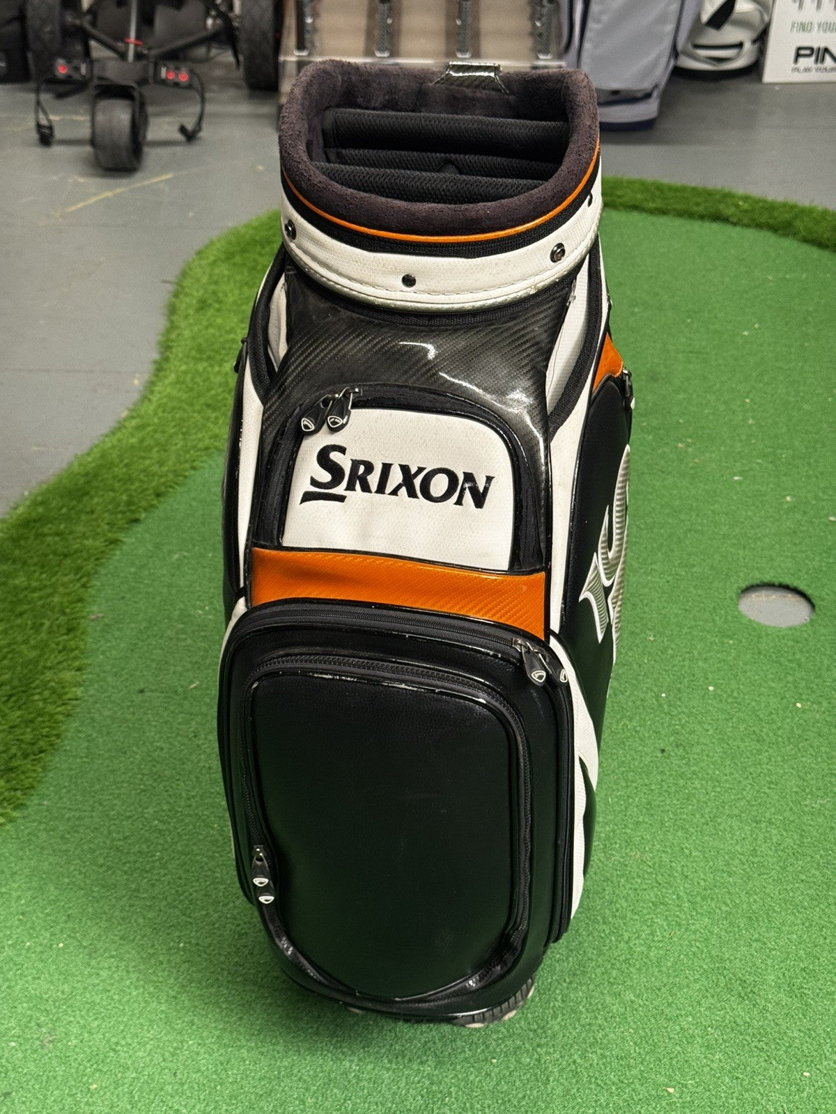 Srixon Tour Staff Bag White/Black/Orange