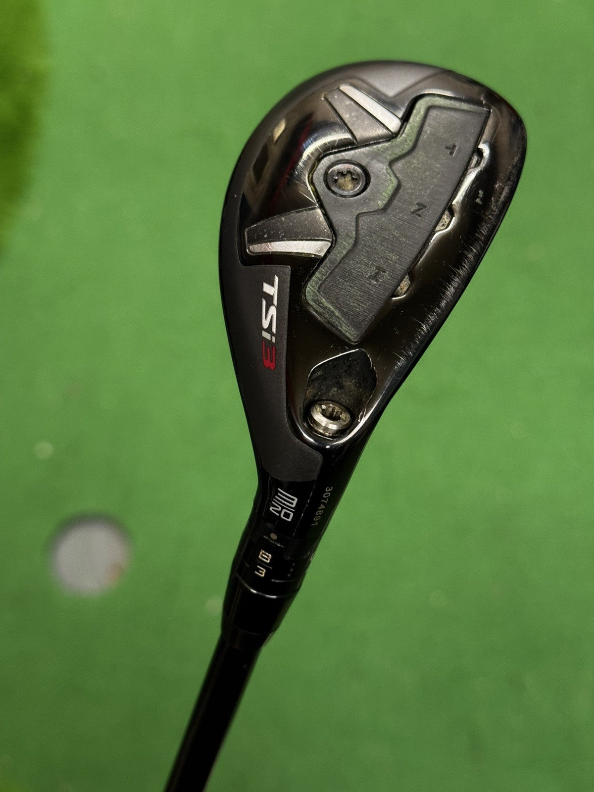 Titleist TSi3 3 Hybrid 20 Degrees Stiff Flex HZRDUS 6.0 Shaft