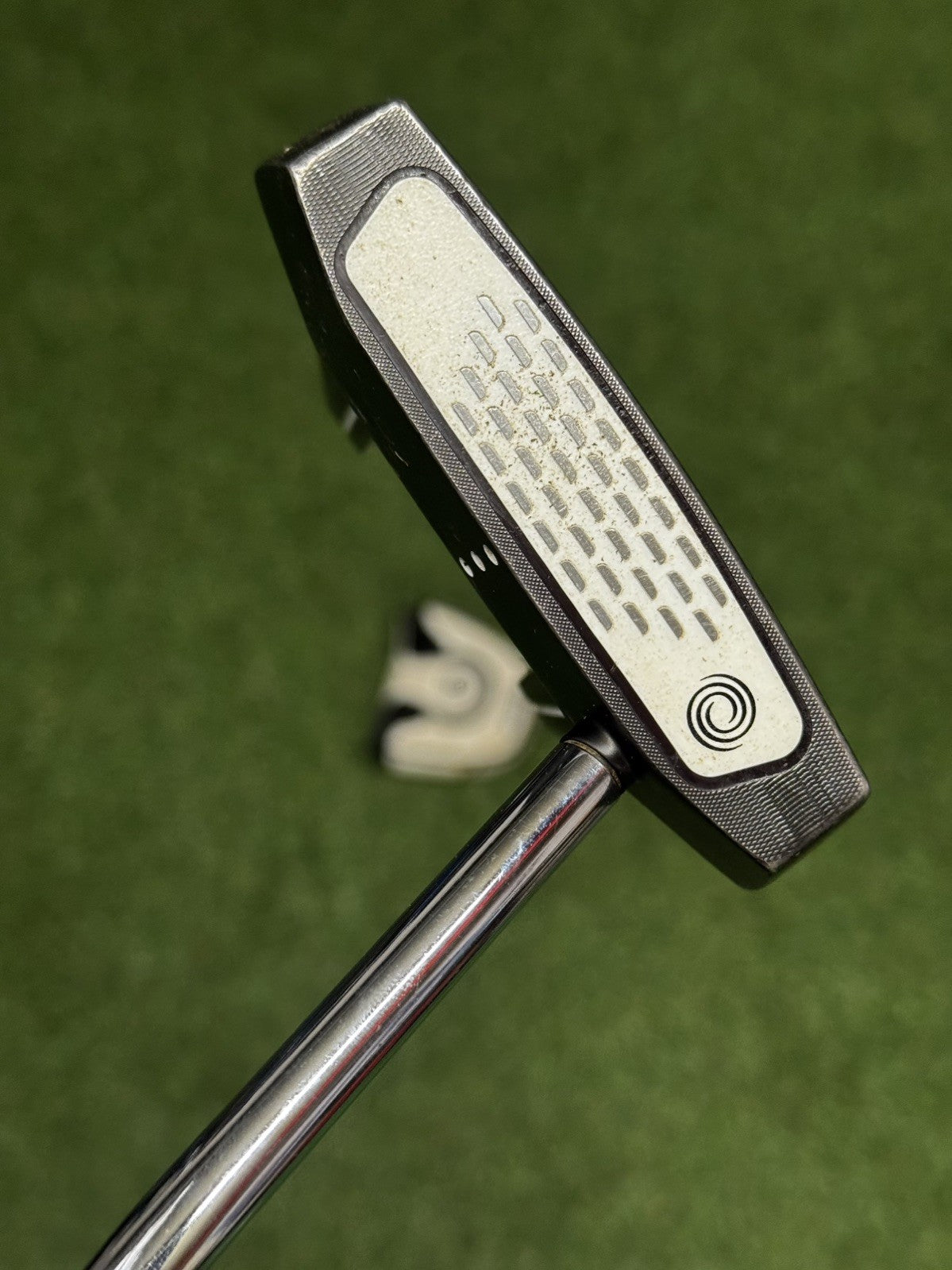 Odyssey Left Hand Stroke Lab Black Arm Lock Big Seven Putter 