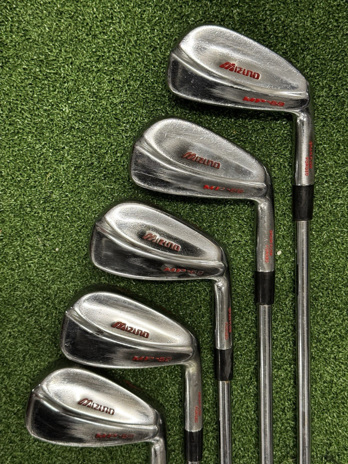 Mizuno MP 69 6-PW Forged Iron Set S300 Stiff Flex Shafts