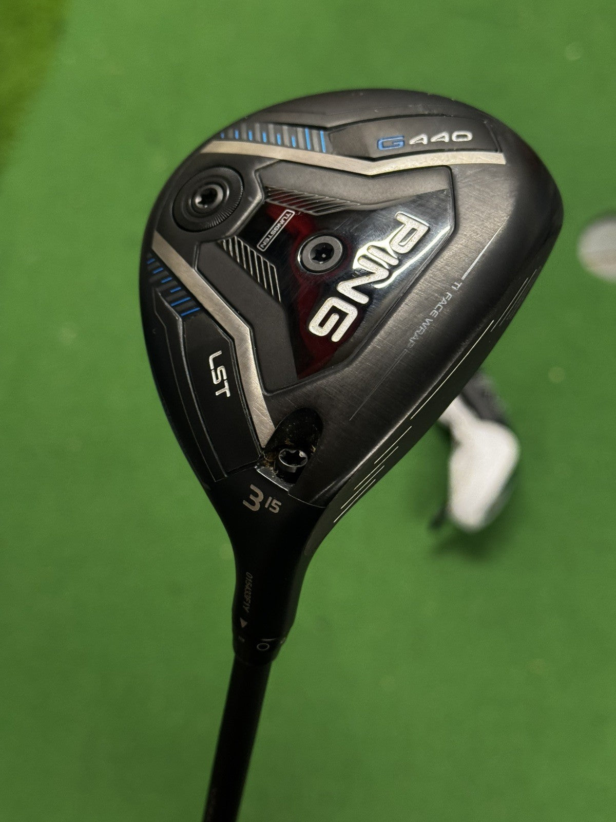 Ping G440 LST 3 Wood 15 Degree X Stiff Flex Tour Edition HZRDUS Black 70 Shaft